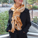 SALE - Two-Tone Boa Scarf
