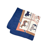 Equestrian Style Scarf - 1901, 1902, 1903