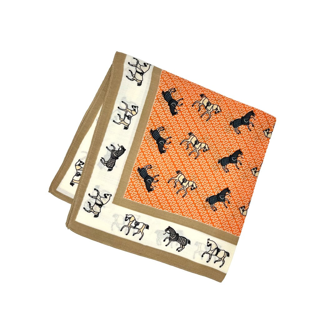 Equestrian Style Scarf - 2001, 2002