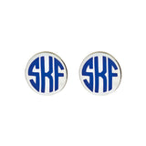 Monogram Small Charleston Earrings