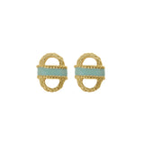 SALE - Small Enamel Basket Earrings
