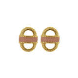 SALE - Small Enamel Basket Earrings