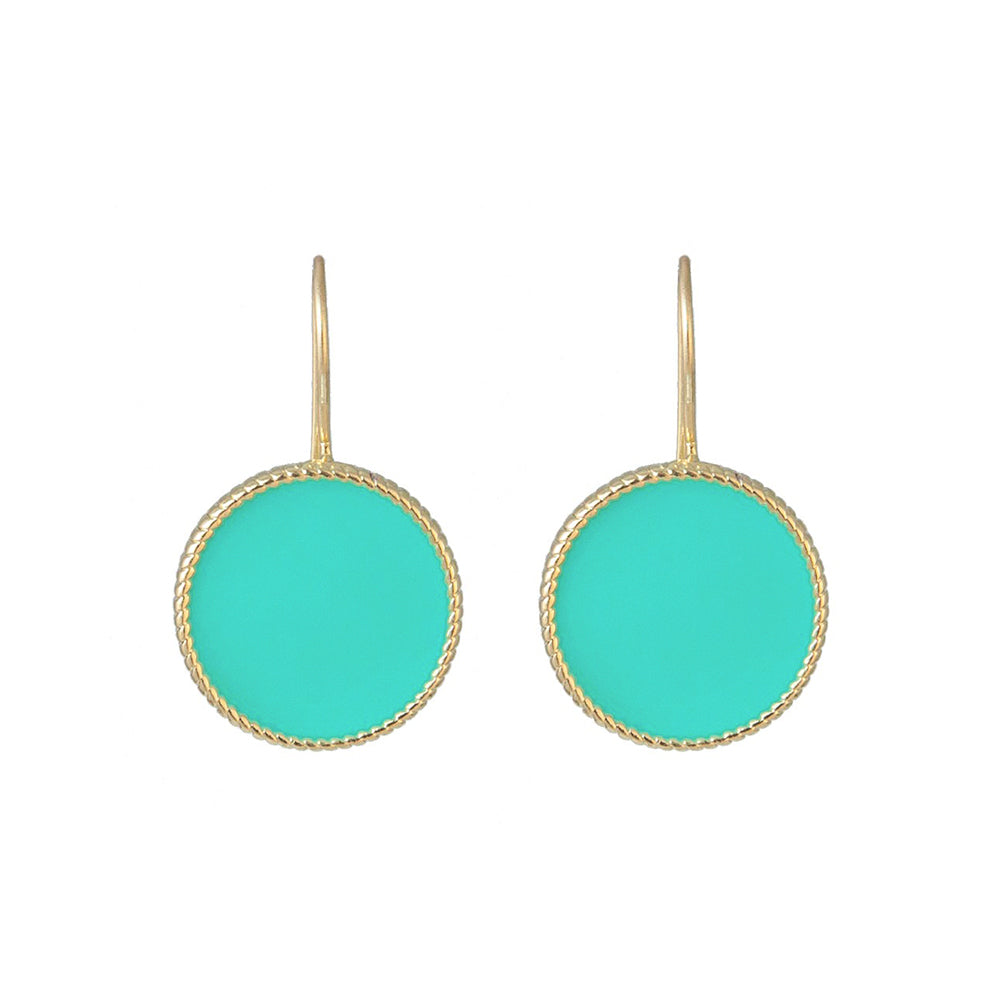 Monogram Small French Hook Earrings