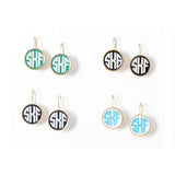 Monogram Small French Hook Earrings
