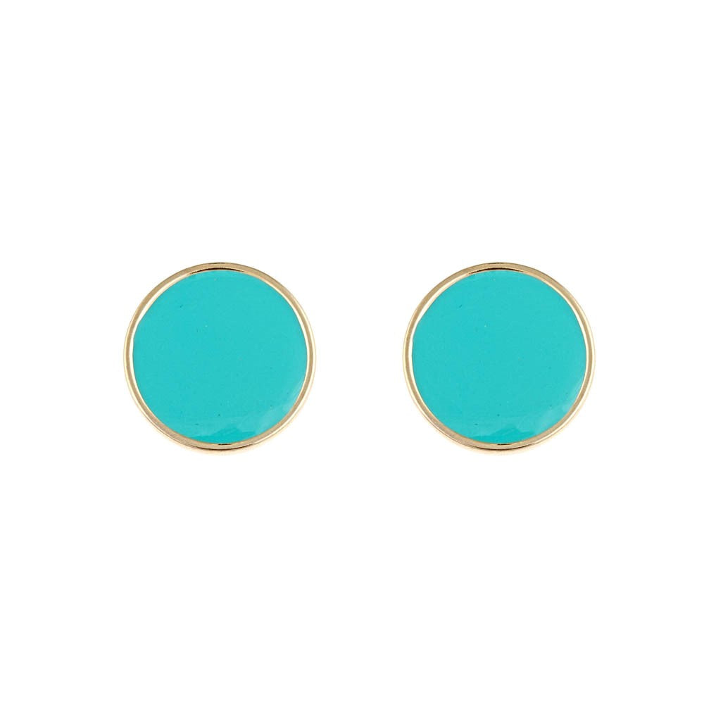 Monogram Small Enamel Earrings