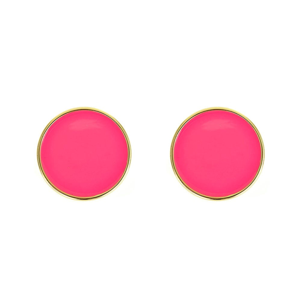 Monogram Small Enamel Earrings