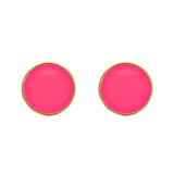 Monogram Small Enamel Earrings