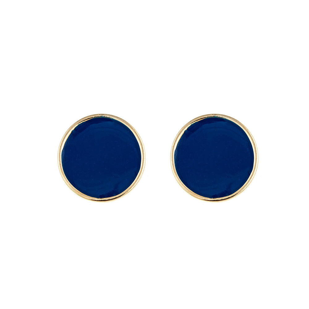Monogram Small Enamel Earrings