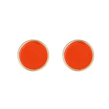 Monogram Small Enamel Earrings