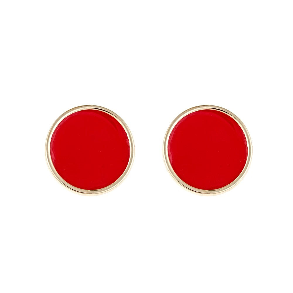 Monogram Small Enamel Earrings