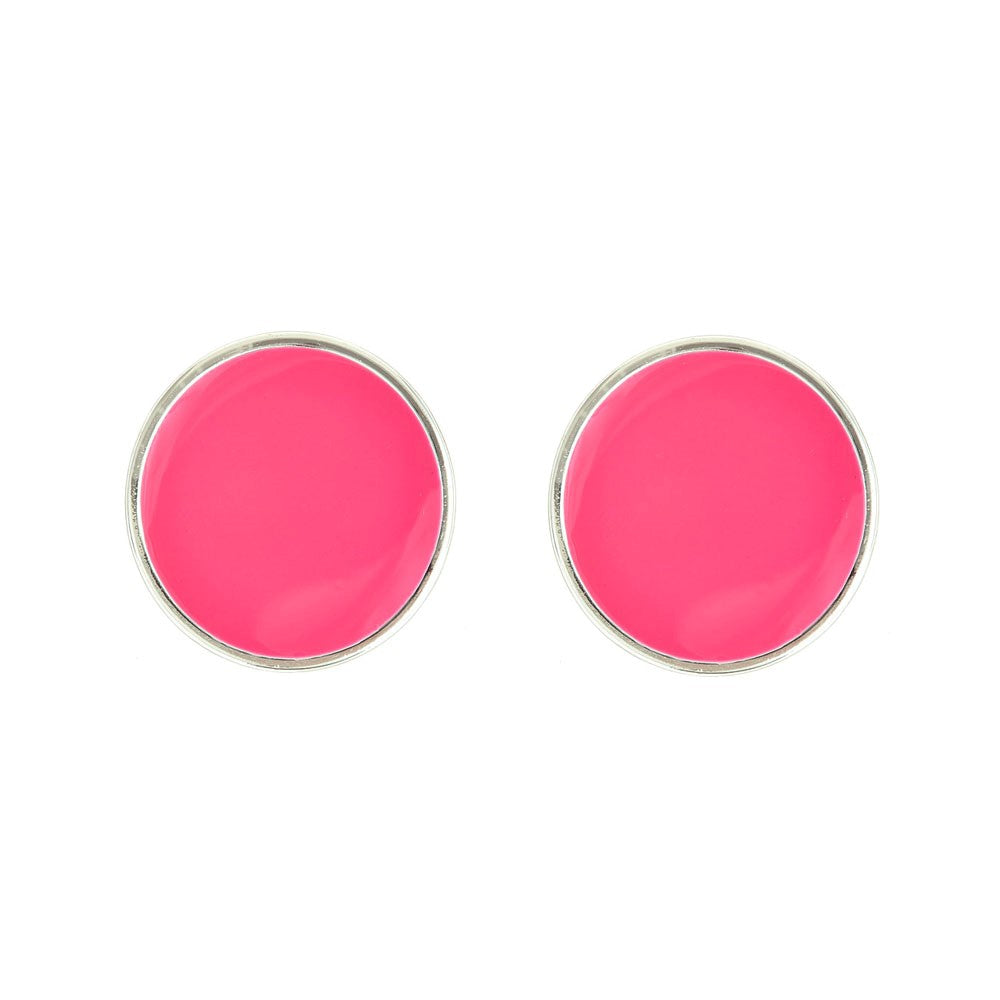 Monogram Small Enamel Earrings