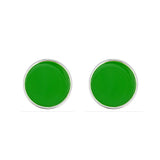 Monogram Small Enamel Earrings