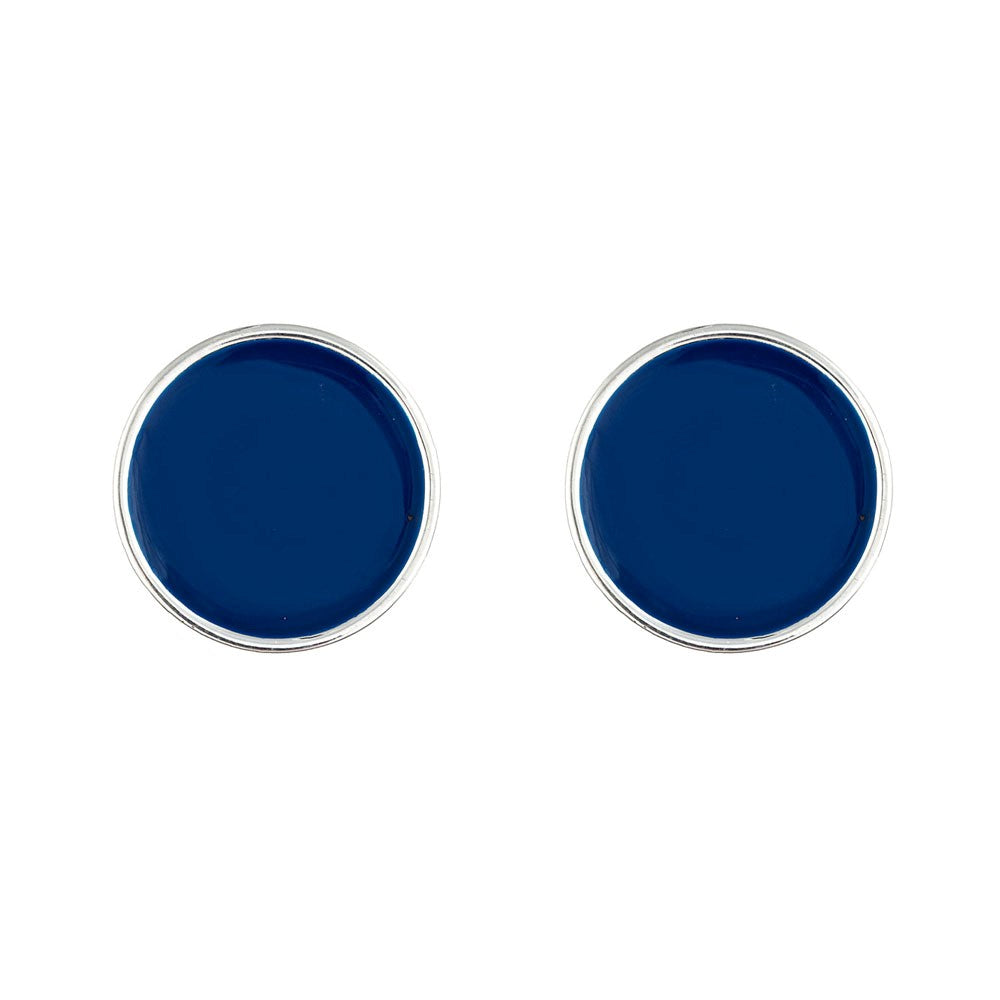 Monogram Small Enamel Earrings