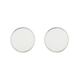 Monogram Small Enamel Earrings
