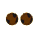 Monogram Small Enamel Earrings