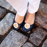 Monogram Enamel Shoe Clips