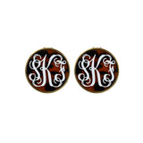 Monogram Enamel Shoe Clips