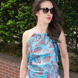 SALE - Coral Halter Top