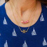 Navy Enamel Love Letter Blocks