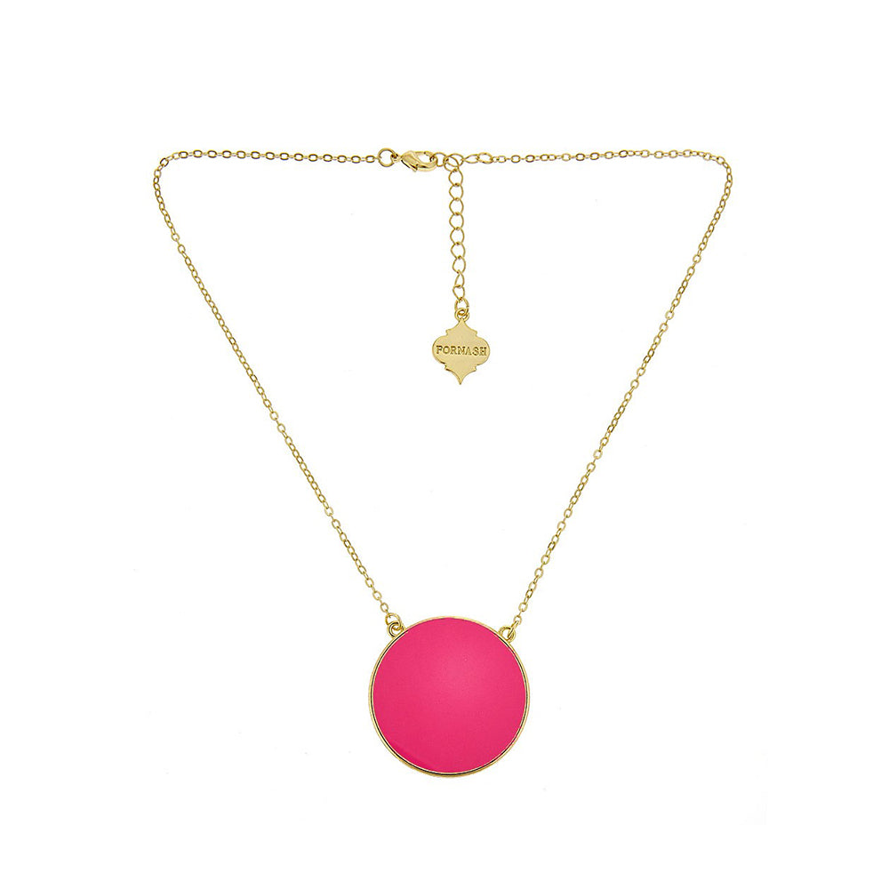 Monogram Enamel Soft Chain Necklace