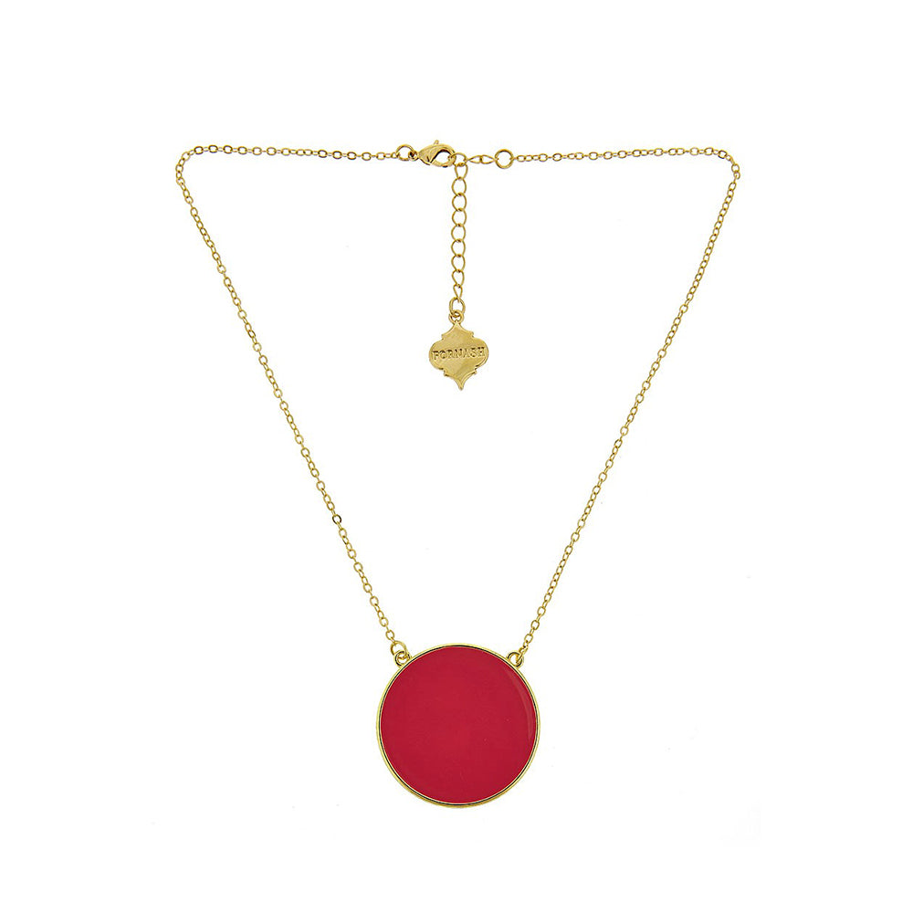 Monogram Enamel Soft Chain Necklace