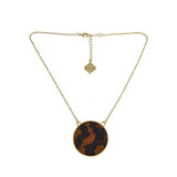Monogram Enamel Soft Chain Necklace