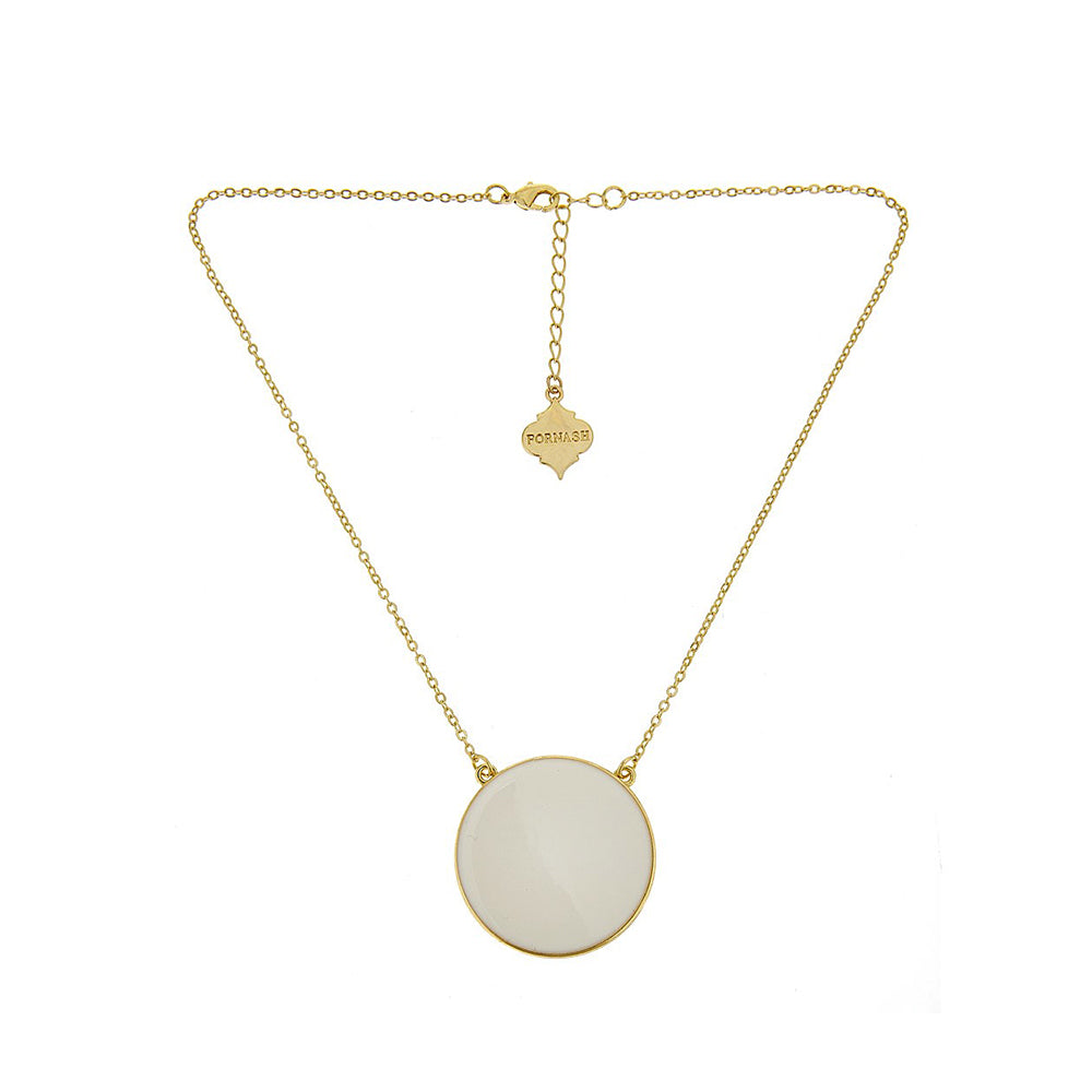 Monogram Enamel Soft Chain Necklace