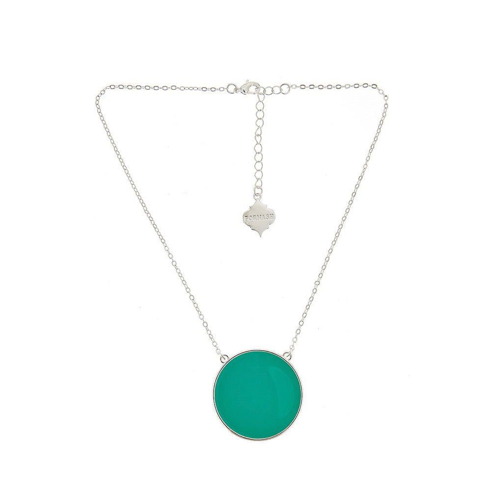 Monogram Enamel Soft Chain Necklace
