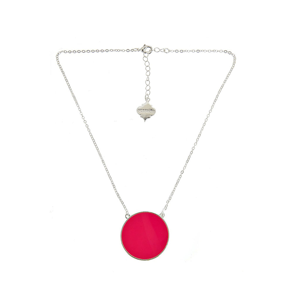 Monogram Enamel Soft Chain Necklace