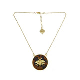 Short Tortoise Shell Icon Necklace