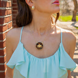 Short Tortoise Shell Icon Necklace