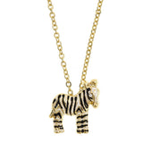 Short Zebra Necklace