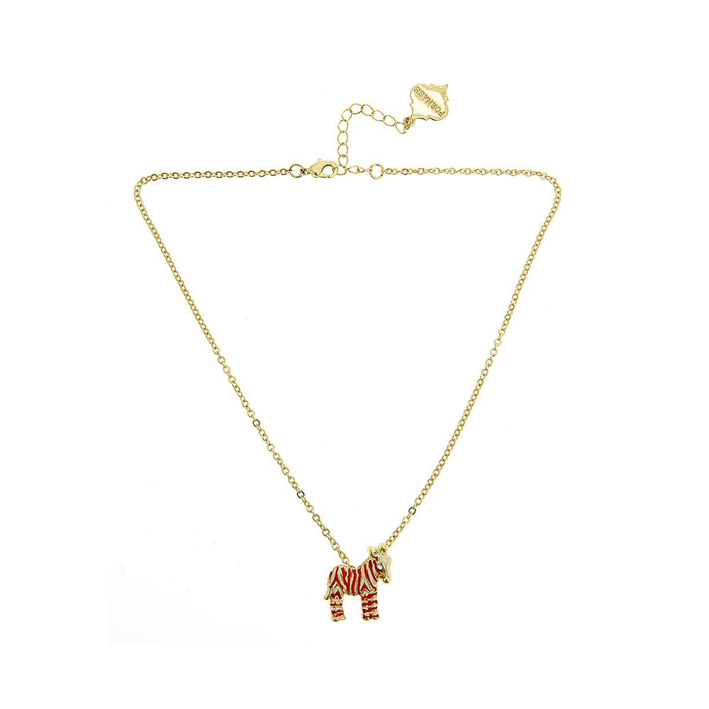 Short Zebra Necklace