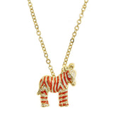 Short Zebra Necklace