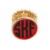 Monogram Stretch Ring